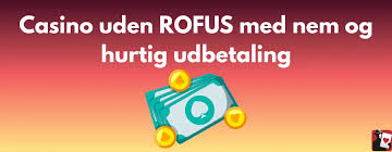 Udforsk Online Casino Uden ROFUS - Spænding Uden Begrænsninger